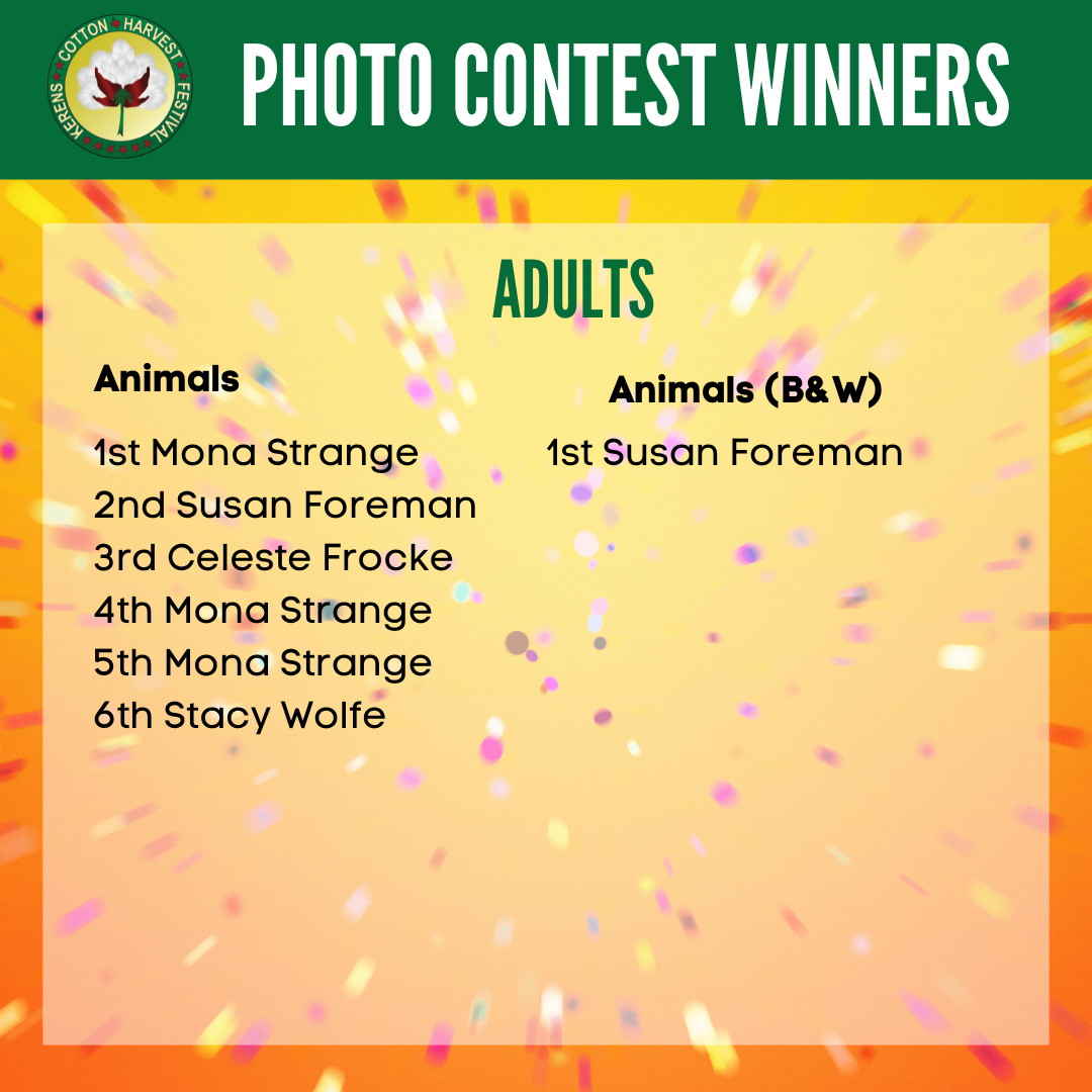 2022 Kerens Cotton Harvest Festival Winners