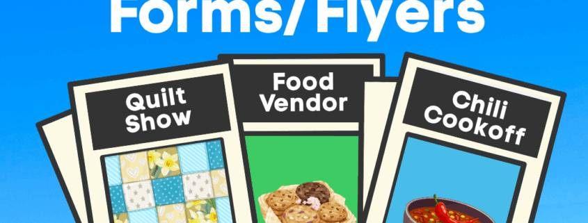 Kerens Cotton Harvest Festival forms flyers